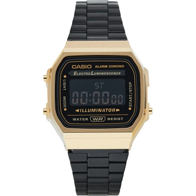 Hodinky Casio Vintage A168WEGB-1BEF Black/Gold