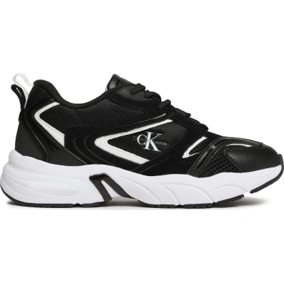 Sneakersy Calvin Klein Jeans Retro TTennis Su-Mesh Wn YW0YW00891 Black/Bright White BEH