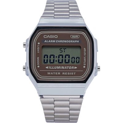 Hodinky Casio A168WA-5AYES Silver/Brown