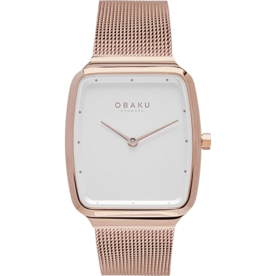 Hodinky Obaku V267LXVIMV Rose Gold