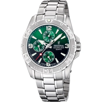 Hodinky Festina Multifunction 20666/3 Green/Silver