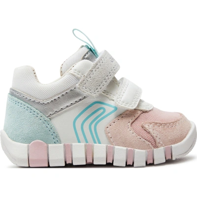 Sneakersy Geox B Iupidoo Girl B3558C 022AS C1Z8A White/Antique Rose