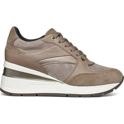 Sneakersy Geox D Zosma D368LA 085TC C6692 Dk Taupe