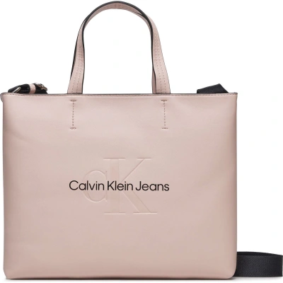 Kabelka Calvin Klein Jeans Sculpted Mini Slim Tote26 Mono K60K611547 Pale Conch TFT