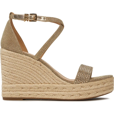 Espadrilky MICHAEL Michael Kors Kayla Wedge 40R4KYMS1D Pale Gold