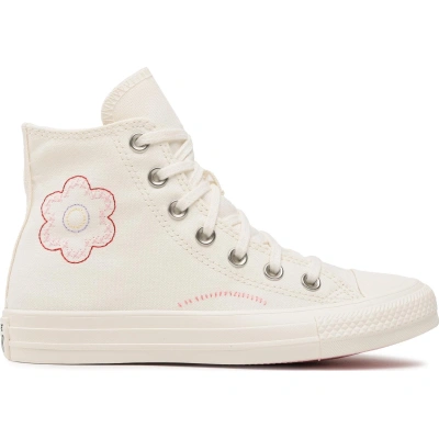 Plátěnky Converse Ctas Hi A05195C Egret/Sunrise Pink/Black