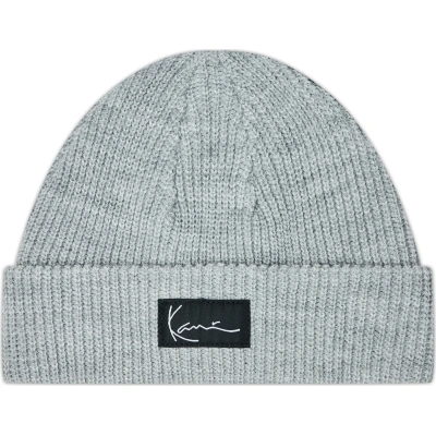 Čepice Karl Kani KK Signature Fisherman Beanie KA223-008-3 Šedá