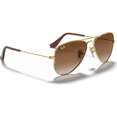 Dětské sluneční brýle Ray-Ban Aviator 0RJ9506S 223/13 Zlatá