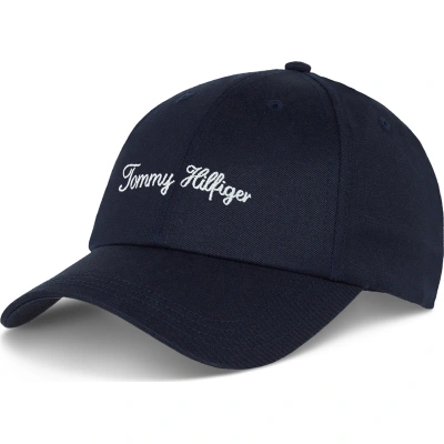 Kšiltovka Tommy Hilfiger Tommy Twist Cap AW0AW15324 Tmavomodrá