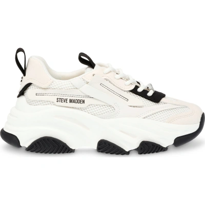 Sneakersy Steve Madden Possession-E Sneaker SM19000033-04005-168 Bílá