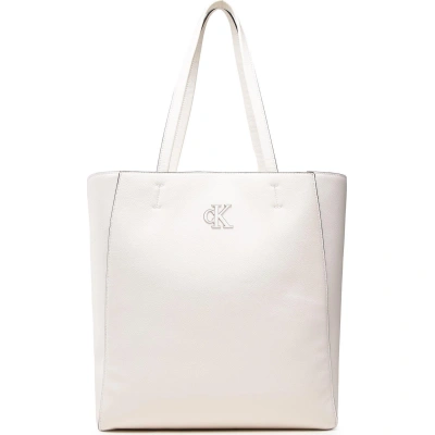 Kabelka Calvin Klein Minimal Monogram Shopper32 K60K609292 Béžová