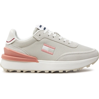 Sneakersy Tommy Jeans Tjw Tech Runner Ess EN0EN02511 Šedá