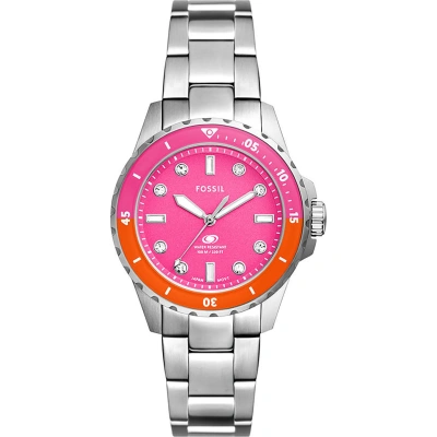 Hodinky Fossil Stella Multifunction ES5351 Růžová