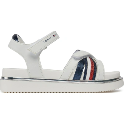 Sandály Tommy Hilfiger Velcro Sandal T3A2-33240-0273 M Bílá