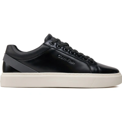 Sneakersy Calvin Klein Low Top Lace Up Archive Stripe HM0HM01463 Černá