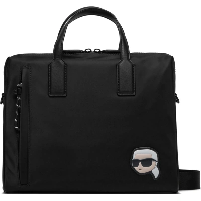 Brašna na notebook KARL LAGERFELD 230M3182 Černá