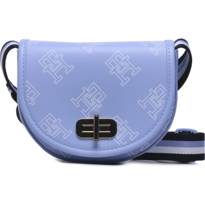 Kabelka Tommy Hilfiger Monogram Crossover AU0AU01727 Modrá