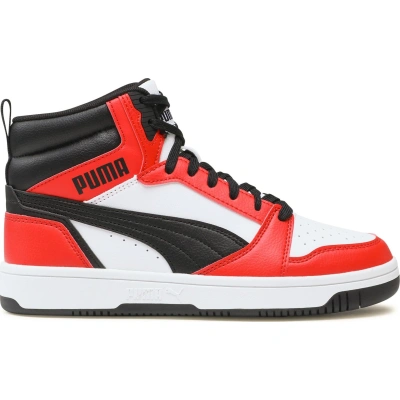 Sneakersy Puma Rebound V6 Mid Jr 393831 03 Bílá