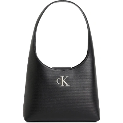 Kabelka Calvin Klein Jeans Minimal Monogram Shoulder Bag T K60K611212 Černá