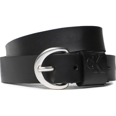 Dámský pásek Calvin Klein Classic Double Loop Belt 30mm K60K610362 Černá