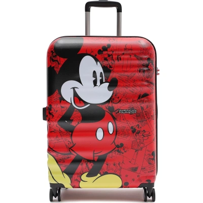 Střední kufr American Tourister Wavebreaker Disney 85670-6976-1CNU Červená