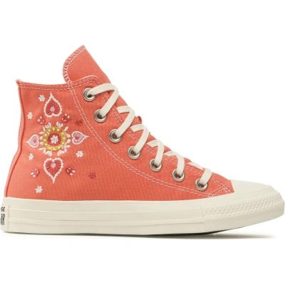 Plátěnky Converse Ctas Hi A02203C Oranžová