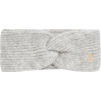 Textilní čelenka Tommy Hilfiger Th Timeless Headband AW0AW15308 Šedá