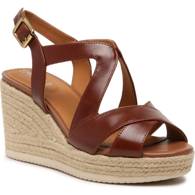 Espadrilky Geox D Ponza D35GVC00043C0013 Hnědá