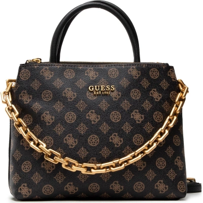 Kabelka Guess Turin Tri Cmprtmnt Satchel HWPB84 00060 Hnědá