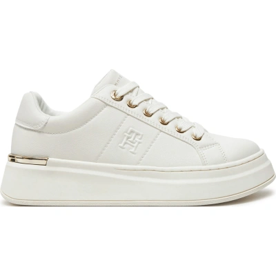 Sneakersy Tommy Hilfiger Low Cut Lace-Up Sneaker T3A9-33542-1351 Bílá