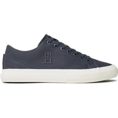 Tenisky Tommy Hilfiger Th Vi Vulc Street Low Veg Dyes FM0FM04688 Tmavomodrá