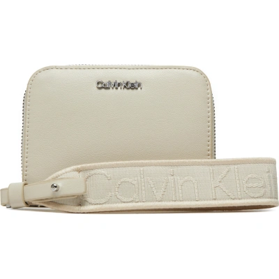 Velká dámská peněženka Calvin Klein Gracie K60K611688 Béžová