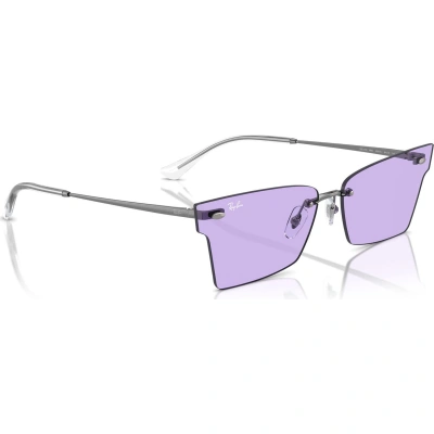 Sluneční brýle Ray-Ban Xime Bio Based 0RB3730 004/1A Stříbrná