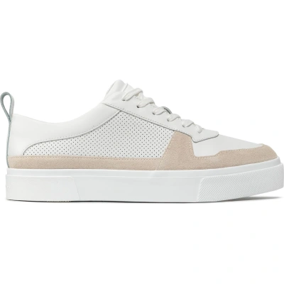 Sneakersy Calvin Klein Low Top Lace Up Lth HM0HM00495 Bílá