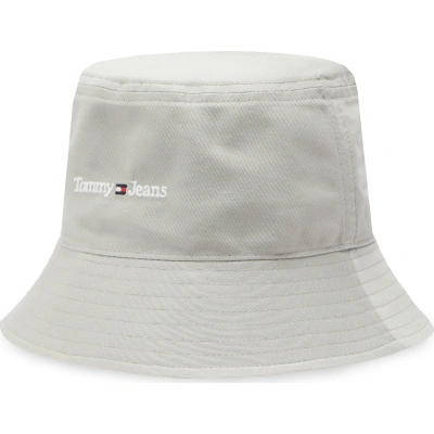 Klobouk bucket hat Tommy Jeans Sport AM0AM11005 Šedá