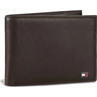 Velká pánská peněženka Tommy Hilfiger Eton Cc And Coin Pocket AM0AM00651/83361 Hnědá