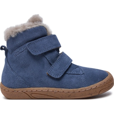 Kozačky Froddo Minni Suede G2110141-6 S Modrá